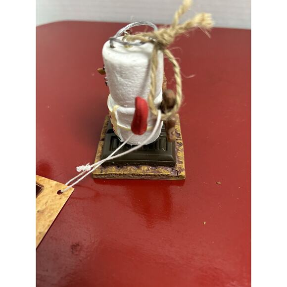 S'mores Holiday Ornament - White and Red - Picture 5 of 8